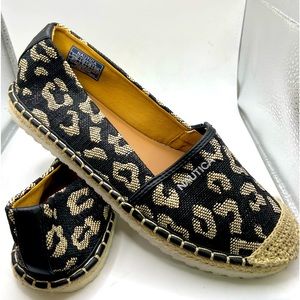 Leopard print Nautical Casual Flats
